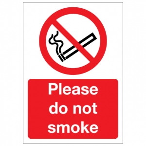 Please Do Not Smoke