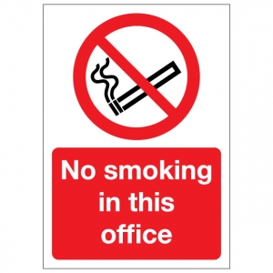 No Smoking In This Office