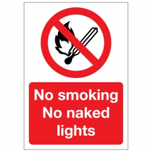 No Smoking No Naked Lights