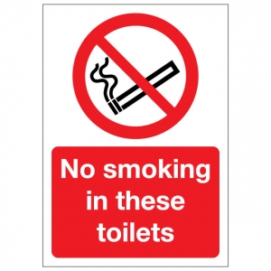 No Smoking In These Toilets
