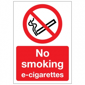 No Smoking E Cigarettes