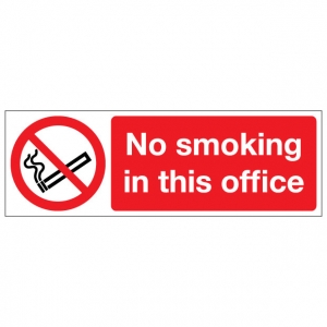 No Smoking In This Office
