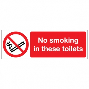 No Smoking In These Toilets