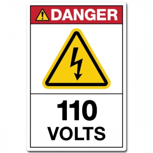 Danger 110 Volts