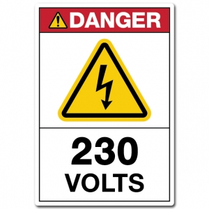 Danger 230 Volts