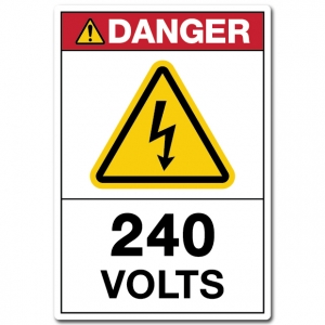 Danger 240 Volts