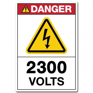 Danger 2300 Volts