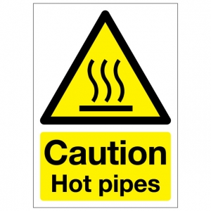 Caution Hot Pipes