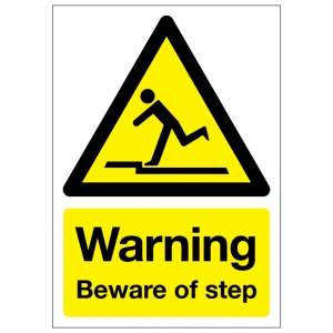 Warning Beware Of Step