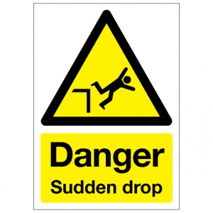 Danger Sudden Drop