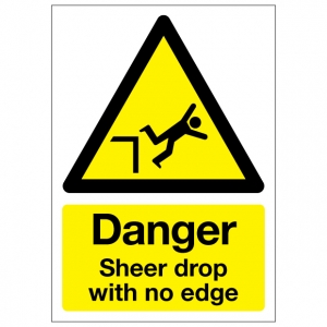 Danger Sheer Drop With No Edge
