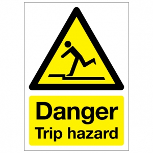 Danger Trip Hazard