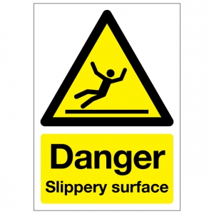 Danger Slippery Surface