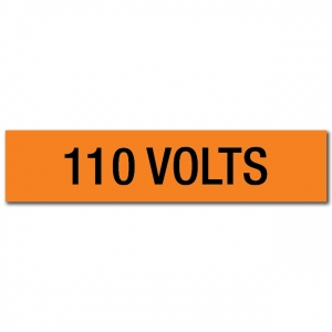 110 Volts Voltage Marker