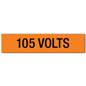 105 Volts Voltage Marker