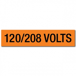 120/208 Volts Voltage Marker