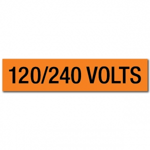 120/240 Volts Voltage Marker