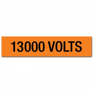 13000 Volts Voltage Marker