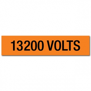 13200 Volts Voltage Marker