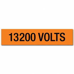 13200 Volts Voltage Marker