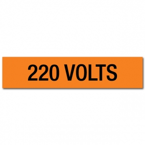 220 Volts Voltage Marker