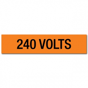 240 Volts Voltage Marker