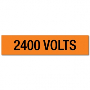 2400 Volts Voltage Marker