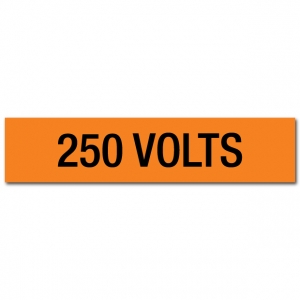 250 Volts Voltage Marker