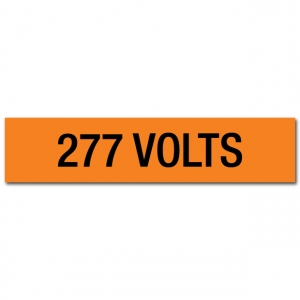 277 Volts Voltage Marker