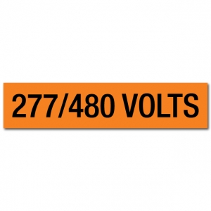 277/480 Volts Voltage Marker
